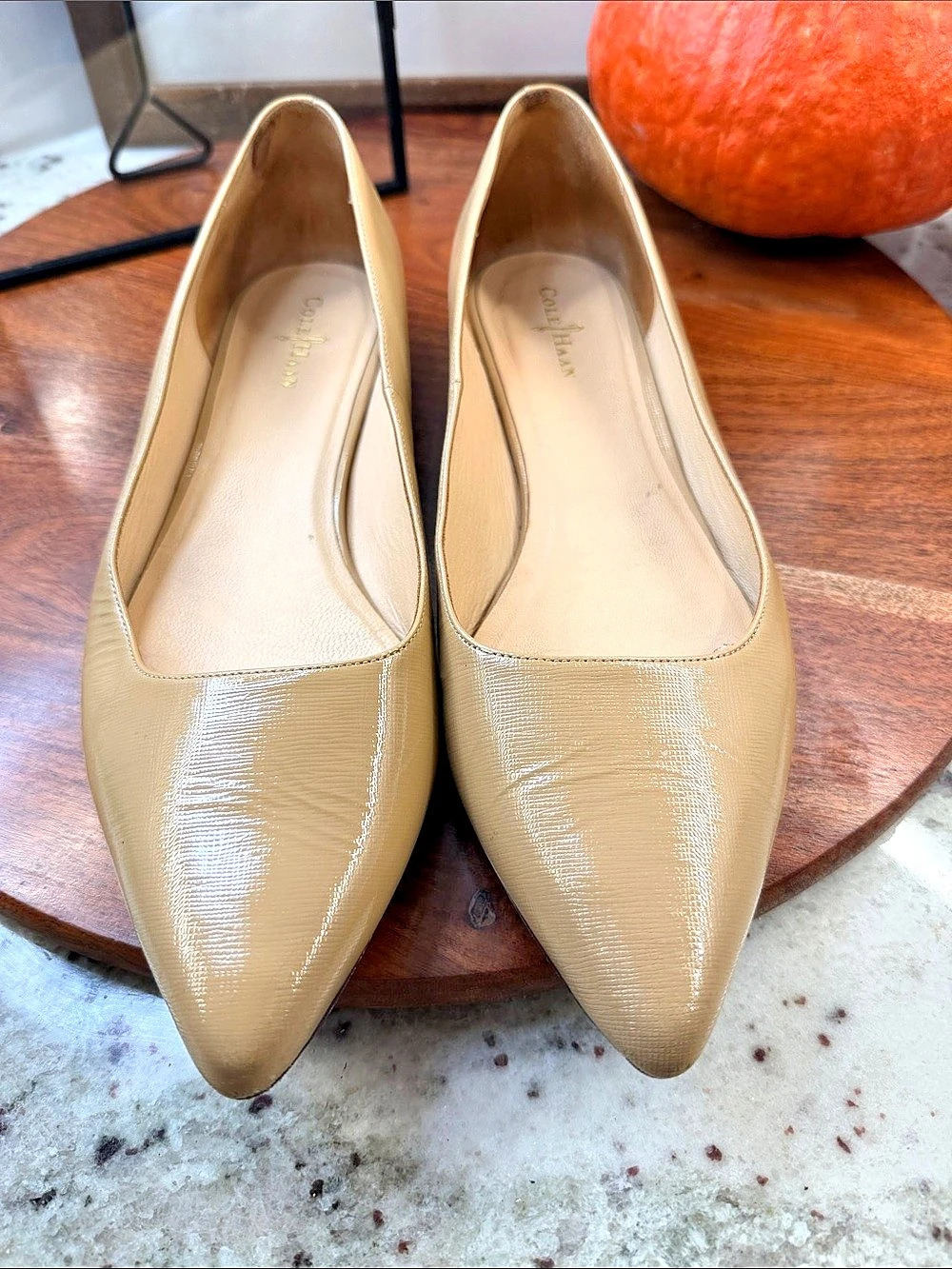 Cole Haan Pointed-Toe Pumps in Brown US 8.5 C